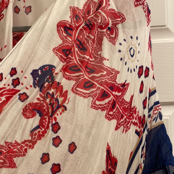 Flowy Paisley Printed Kimono - Picture 2 of 5